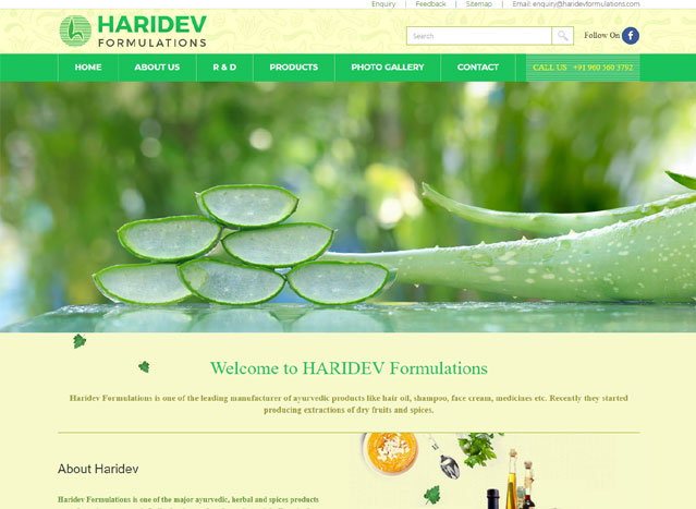 Haridev Formulations